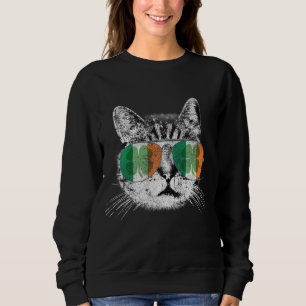 St patrick's day Cat Tricks Irish Saint Catty's Sh T Shirt