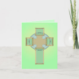 St. Patrick's Day Celtic Cross-kort Kort
