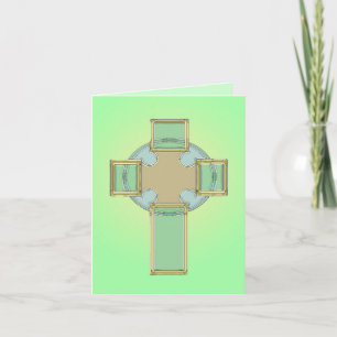 St. Patrick's Day Celtic Cross-kort Kort