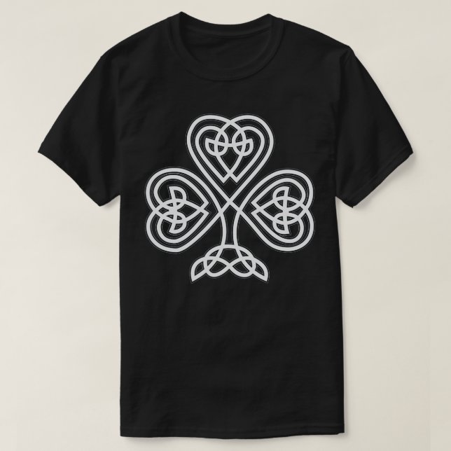 St Patricks Day  Celtic Knot Shamrock St Paddys Da T Shirt (Design framsida)