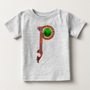 ST PATRICK'S DAY CELTIC P MONOGRAM MED SHAMROCK TEE SHIRT