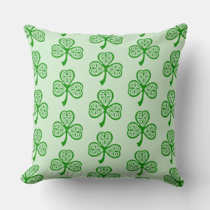 St. Patrick's Day Celtic Shamrocks Dekorativ kudde
