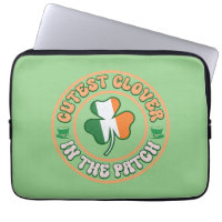 St. Patrick's Day Charm Cutest Klöver i Patch