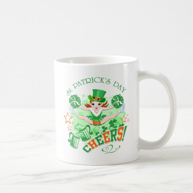 St patrick's day Cheerprorets mugg (Höger)