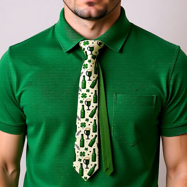 St. Patrick's Day Cheers & Clovers slips (St. Patrick’s Day Cheers & Clovers Necktie)