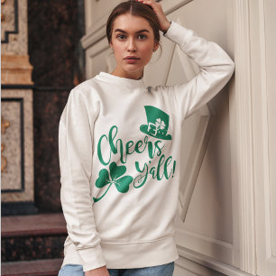 St patrick's day Cheers Y'all Irish Drinking T Shirt