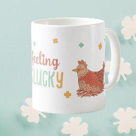 St. Patricks Day Chickens Funny Coffee Mugg