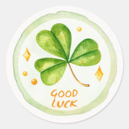 St. Patrick's Day Classic Round Sticker Runt Klistermärke