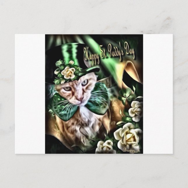 St patrick's day Claude Vykort (Framsida)