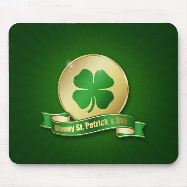 St. Patrick's Day Coin Shamrock Musmatta (Framsidan)
