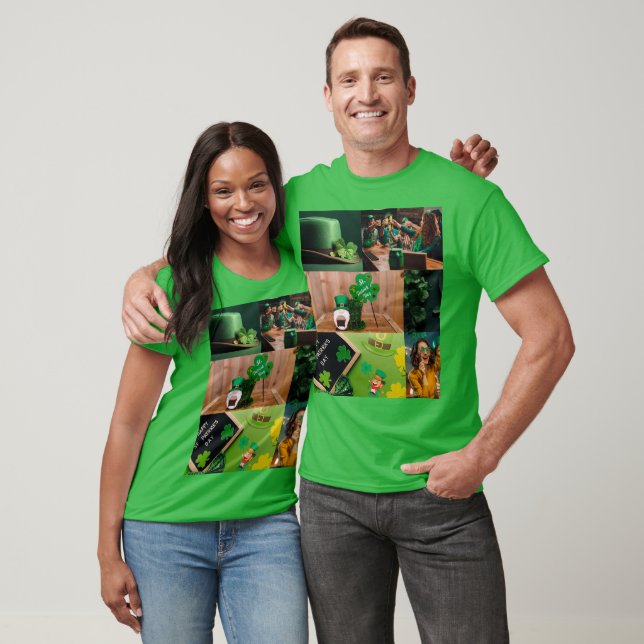St. Patrick's Day Collage T Shirt (Unisex)