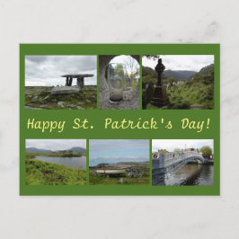 St. Patrick's Day Collage Vykort