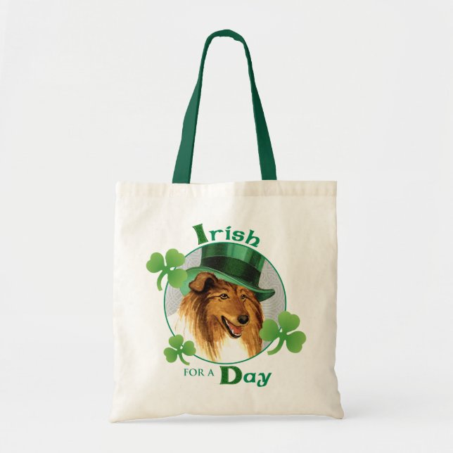 St. Patrick's Day Collie Tygkasse (Framsidan)