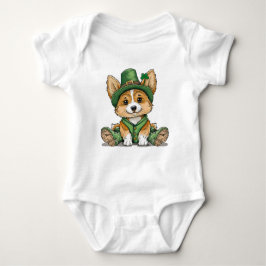 St. Patrick's Day Corgi Hund T Shirt