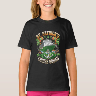 St Patrick's Day Cruise Squad 2025 Familj Matchand T Shirt