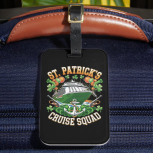 St patrick's day Cruise Squad 2025 Family Matching Bagagebricka