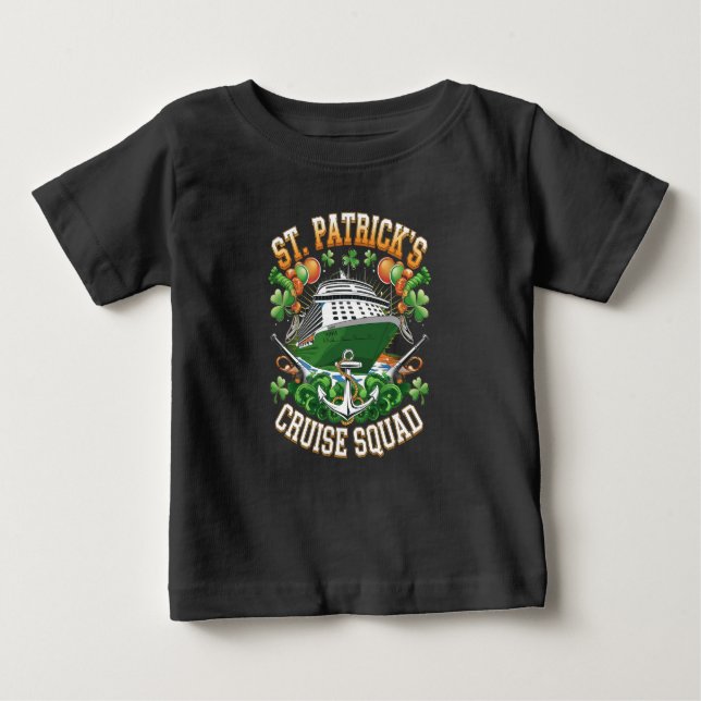 St patrick's day Cruise Squad 2025 Family Matching T Shirt (Framsida)