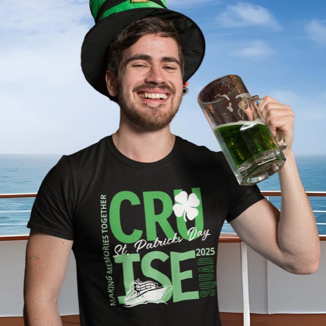 St. Patricks Day Cruise Squad Anpassningsbar År T Shirt (Skapare uppladdad)