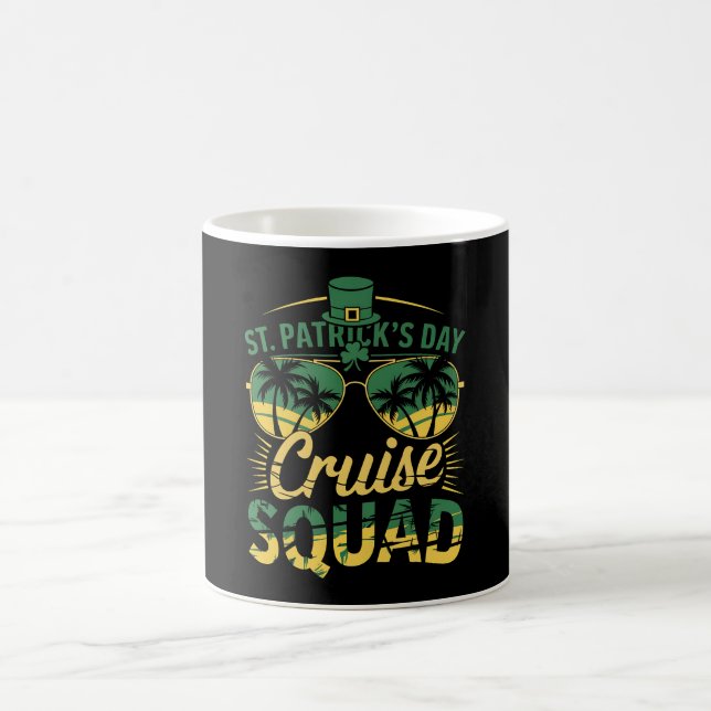 St Patrick's Day Cruise Squad Familj Matchande Kaffemugg (Center)