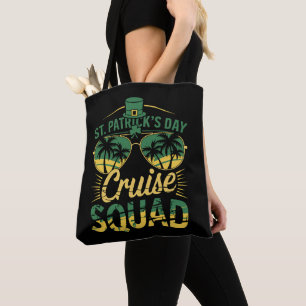 St Patrick's Day Cruise Squad Familjematchning Tygkasse