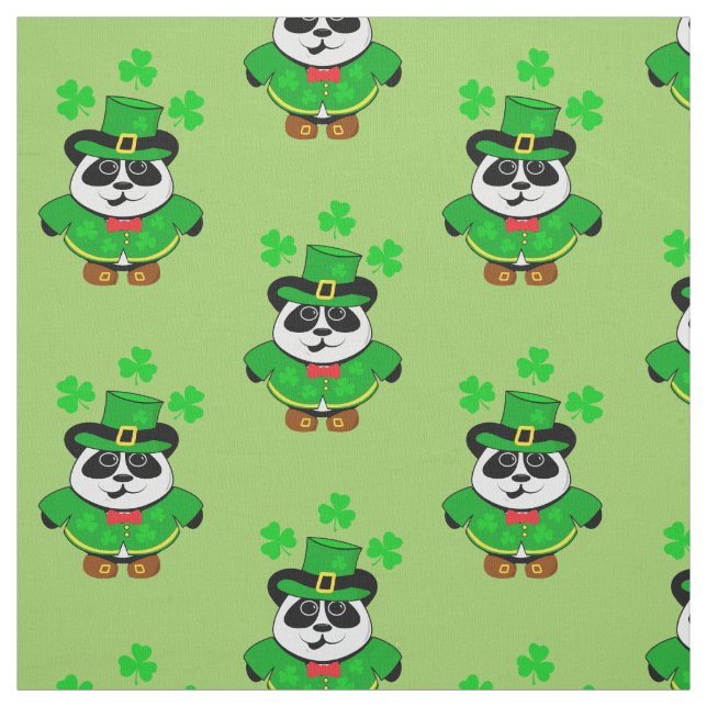 St patricks day Cute Leprechaun Bear Tyg (Provkarta)