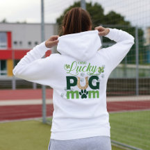 St. Patrick's Day Cute One Lucky Pug Mamma