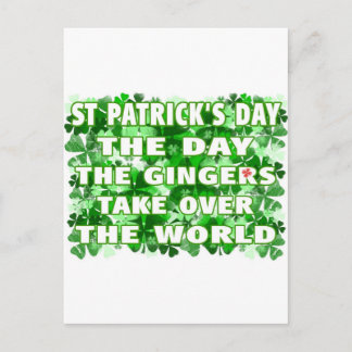 St patricks day - dagen då fångarna tar över vykort
