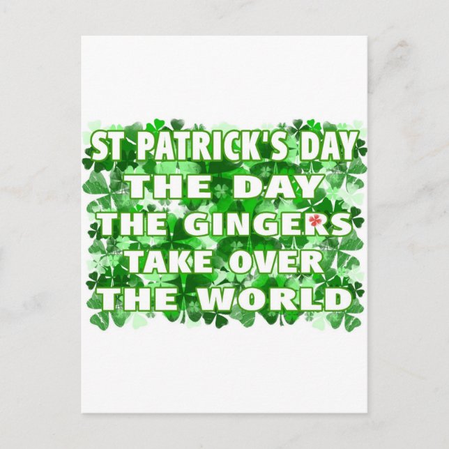 St patricks day - dagen då fångarna tar över vykort (Framsida)