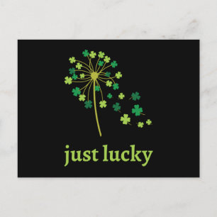 St patricks day Dandelion Shamrock Inbjudan Vykort