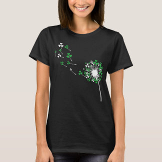St Patricks Day Dandelion Shamrock Men T Shirt