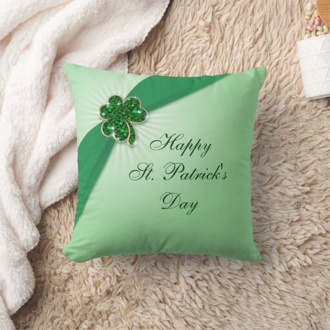 St. Patrick's Day Dekorativ kudde (Filt)