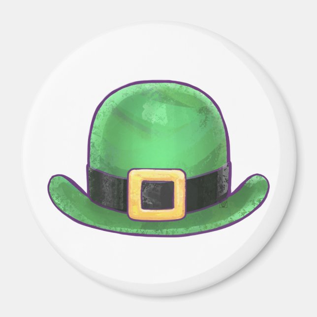 St patricks day Derby Hat Magnet (Framsidan)