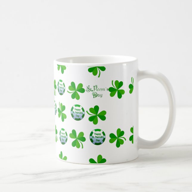 St. Patrick's Day design for Classic-White-Mugg Kaffemugg (Höger)