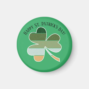 St. Patrick's Day Distress Lucky Irish Shamrock Magnet