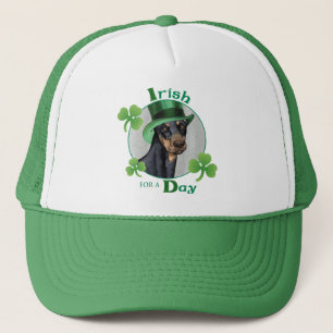 St. Patrick's Day Doberman Pinscher Keps