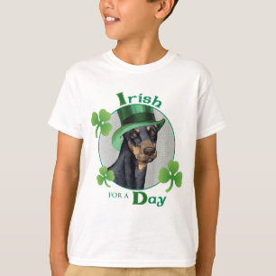 St. Patrick's Day Doberman Pinscher T Shirt