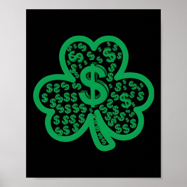 St. Patrick's Day Dollar-skylt Poster (Framsidan)
