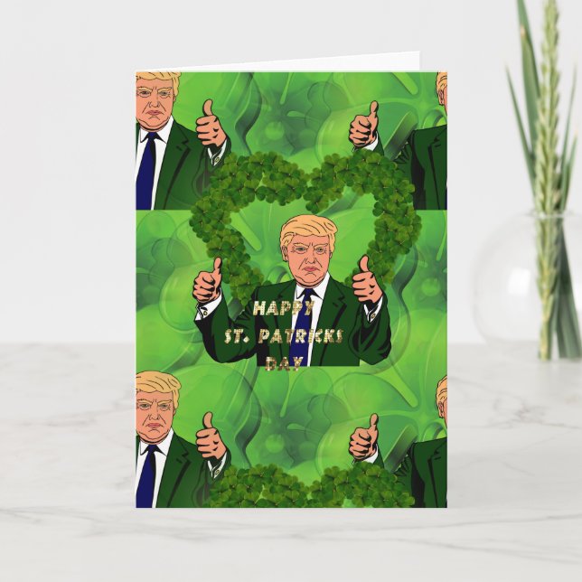 st patricks day donald trump kort (Framsida)
