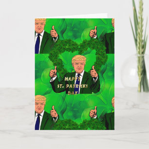 st patricks day donald trump kort