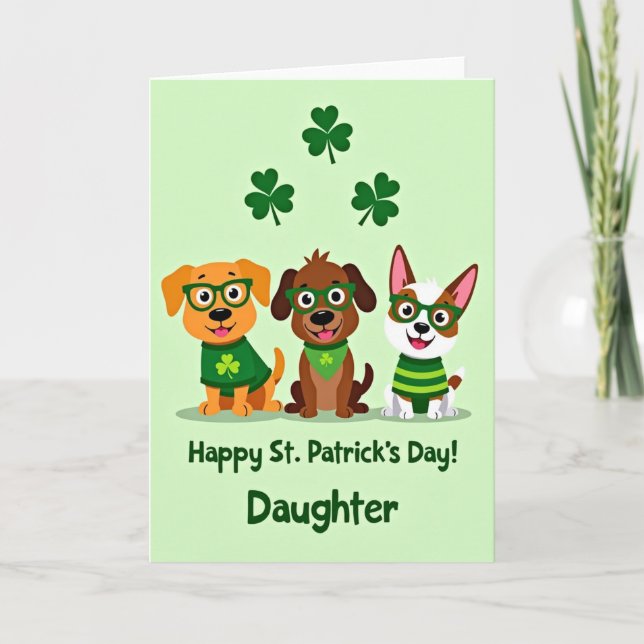 St Patricks Day Dotterkort Kort (Framsida)