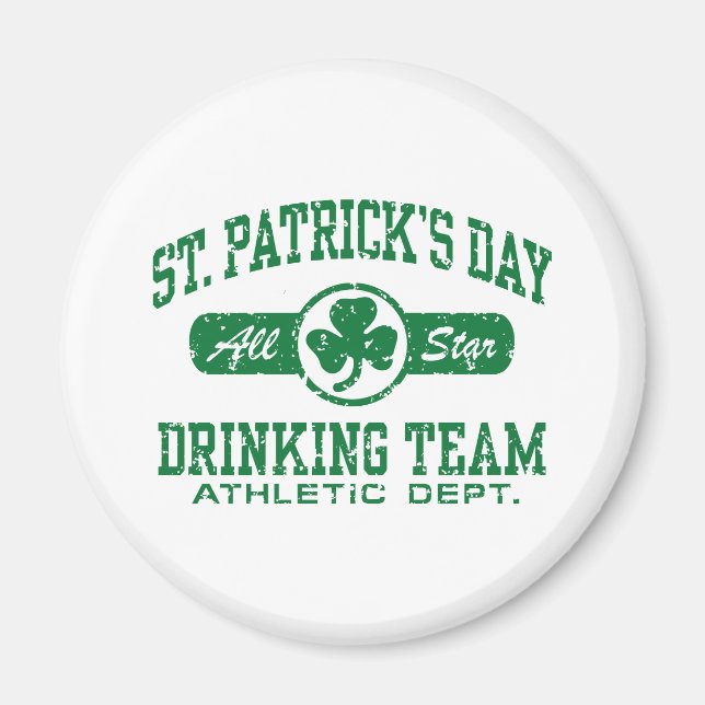 St. Patrick's Day Drinking Team Magnet (Framsidan)
