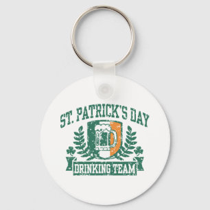 St. Patrick's Day Drinking Team Nyckelring