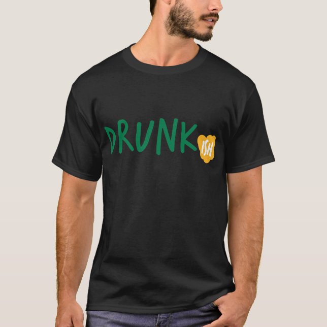 St. Patrick's Day Drunk Ish T Shirt (Framsida)