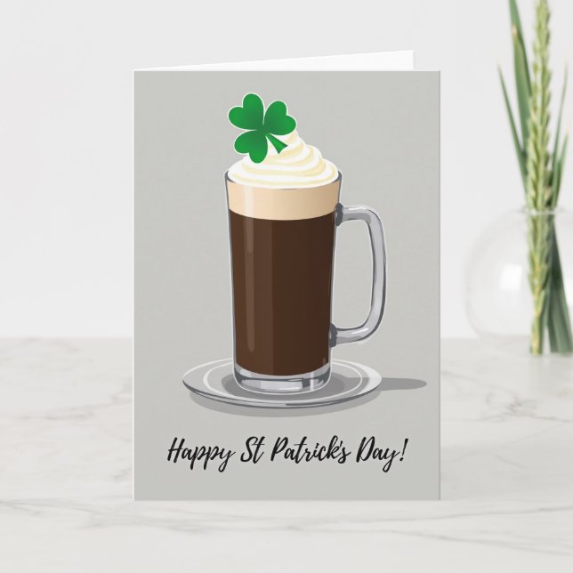 St Patricks Day Dryckeskort Kort (Framsida)