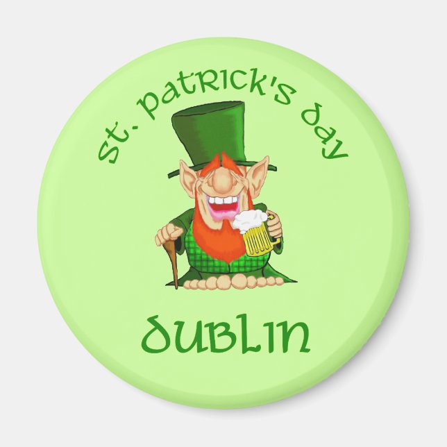 St patrick's day ~ Dublin Magnet (Framsidan)