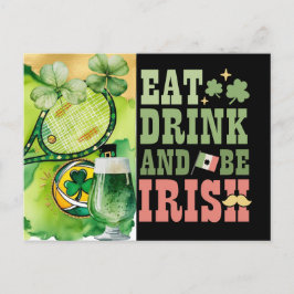 St. Patrick's Day Eat Drink for tennis player Helg Vykort