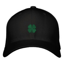 St. Patrick's Day Embroiderade Klöver Manar Cap