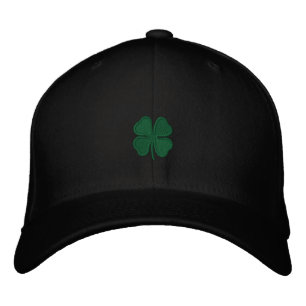 St. Patrick's Day Embroiderade Klöver Manar Cap Broderad Keps