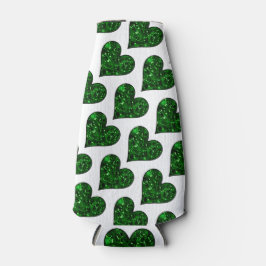 St. Patrick's Day Emerald Heart Flaska Cooler