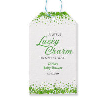 St Patricks Day En liten lyckosam charm Baby Showe